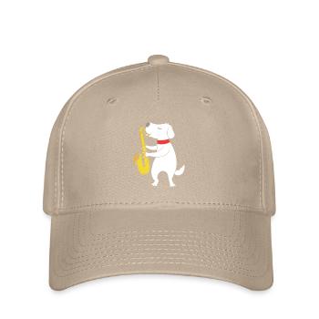 Saxophone Saxophonist - Flexfit Cap - khaki - Front