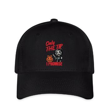 Funny Cat Saying only The Tip Psycho Cat - Flexfit Cap - black - Front