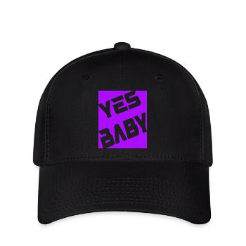 Yes Baby - Flexfit Cap - Schwarz - Vorne