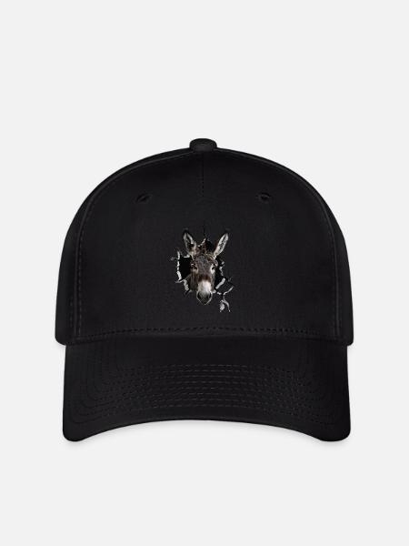 Esel - Flexfit Cap - Schwarz