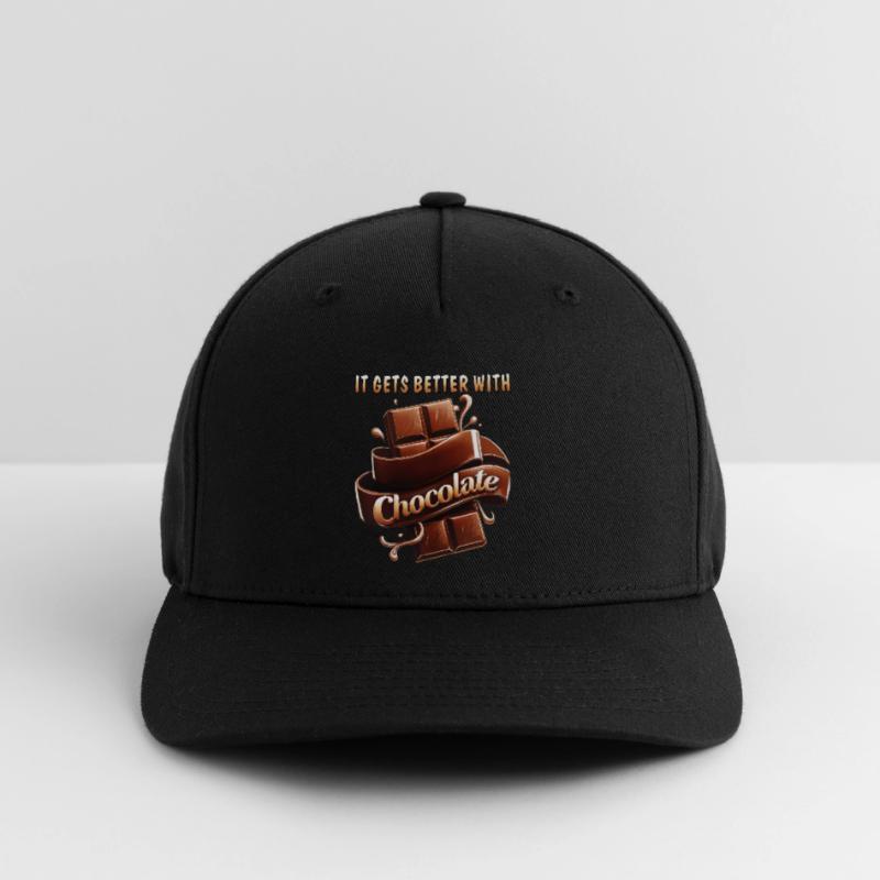 IT GETS BETTER WITH CHOCOLATE Flexfit Cap
