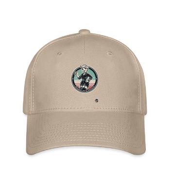 Fille Emo punk rugueuse et jamais lisse - Casquette Flexfit - kaki - Devant