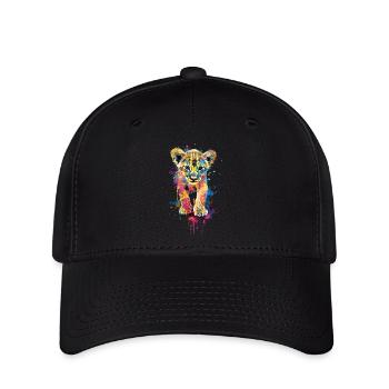 Löwe - Flexfit Cap - Schwarz - Vorne