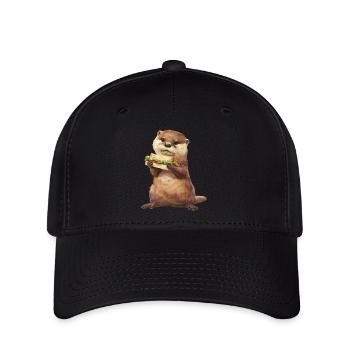 Otter - Flexfit Cap - Schwarz - Vorne
