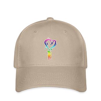 Trumpet Rainbow Colorful - Flexfit Cap - khaki - Front