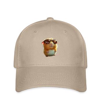 Meerschweinchen Nagetiere Capybara Süßes Nager - Flexfit Cap - Khaki - Vorne