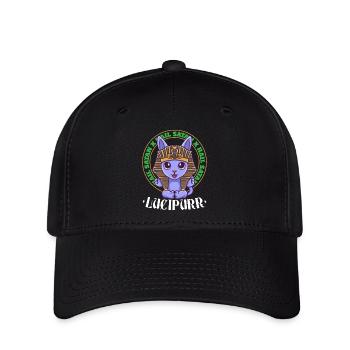 Hieroglyphen Luukpurr-Mythologie - Flexfit Cap - Schwarz - Vorne