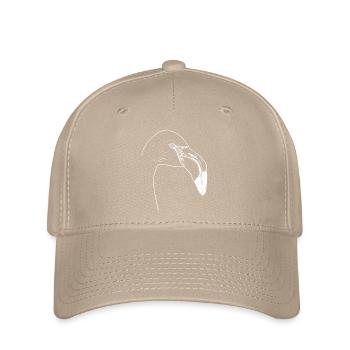Simple Flamingo - Flexfit Cap - khaki - Front
