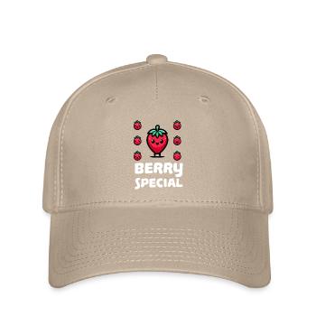Berry Special Erdbeere - Flexfit Cap - Khaki - Vorne