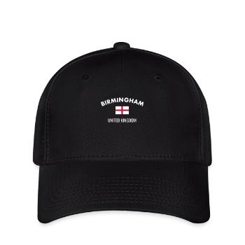 Birmingham Angleterre Drapeau anglais Anglais - Casquette Flexfit - noir - Devant