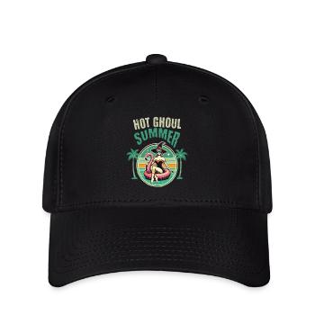 Hot Horror Summer Witches Flamingo - Flexfit Cap - black - Front
