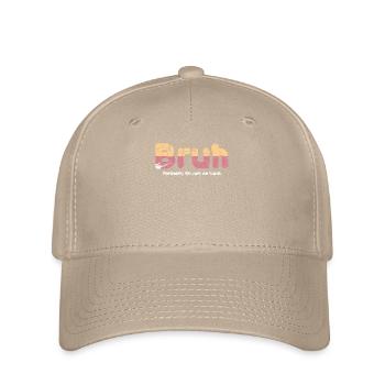 Bruh, früher bekannt als Mama - Flexfit Cap - Khaki - Vorne