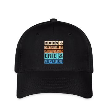 Great Lakes - Flexfit Cap - Schwarz - Vorne