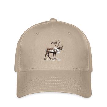Caribou Karibus Karibu - Flexfit Cap - Khaki - Vorne