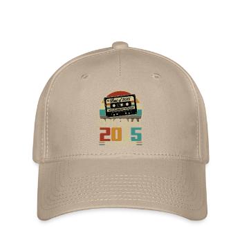 Original 2015 10e Anniversaire Cadeau Vintage - Flexfit Cap - Khaki - Vorne