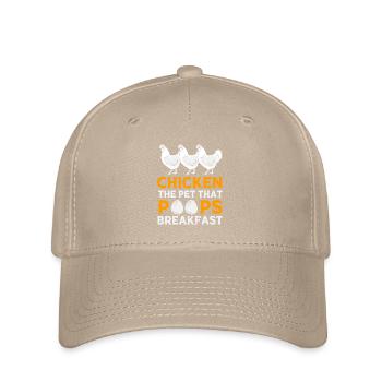 Chicken Poultry - Flexfit Cap - khaki - Front