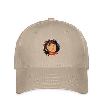 Japonais Dessin animé des années 90 Fille - Casquette Flexfit - kaki - Devant