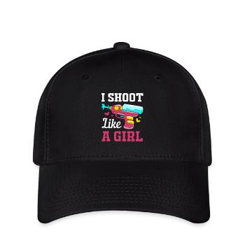Pistolet à eau - Casquette Flexfit - noir - Devant