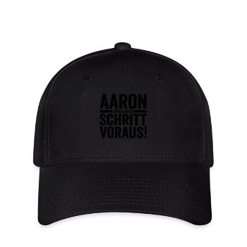First name Aaron - Flexfit Cap - black - Front