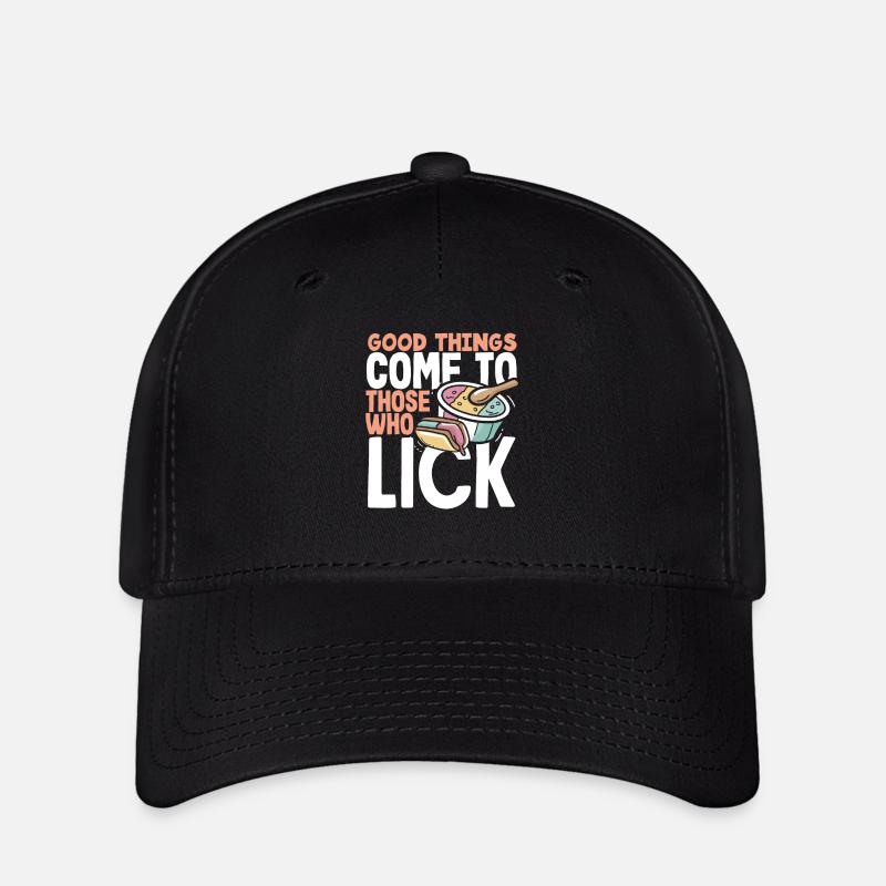 Good things for cream lovers - Flexfit Cap - black