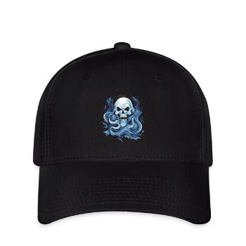 Geist mit abstrakter Kunst für einen Geister - Flexfit Cap - Schwarz - Vorne