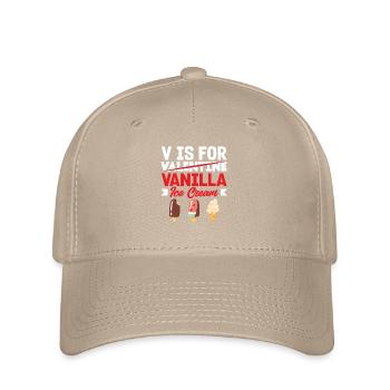 Glace à la vanille Cream Lover - Casquette Flexfit - kaki - Devant