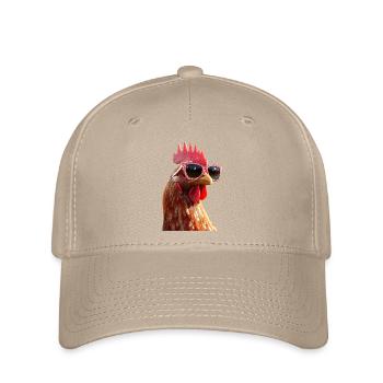 Chicken Chicken Hen Farm Farmer Cute Chickens - Flexfit Cap - khaki - Front