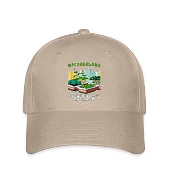 DURABILITÉ DES MICROGREENS DANS LA VILLE - Casquette Flexfit - kaki - Devant