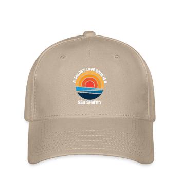 Matrose Meme Piratenschiff Ozean Segeln - Flexfit Cap - Khaki - Vorne