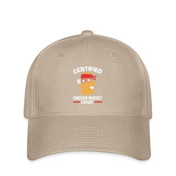 Chicken Nuggets - Flexfit Cap - khaki - Front