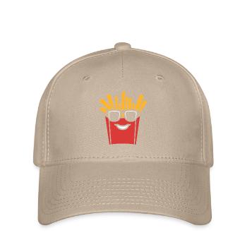 french fries - Flexfit Cap - khaki - Front