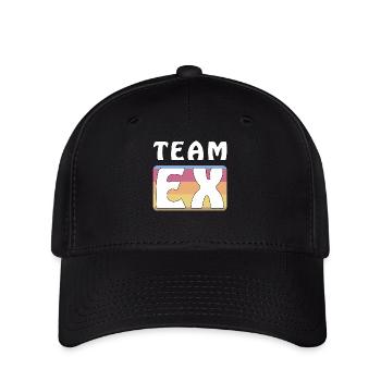 TEAM EX - Flexfit Cap - Schwarz - Vorne