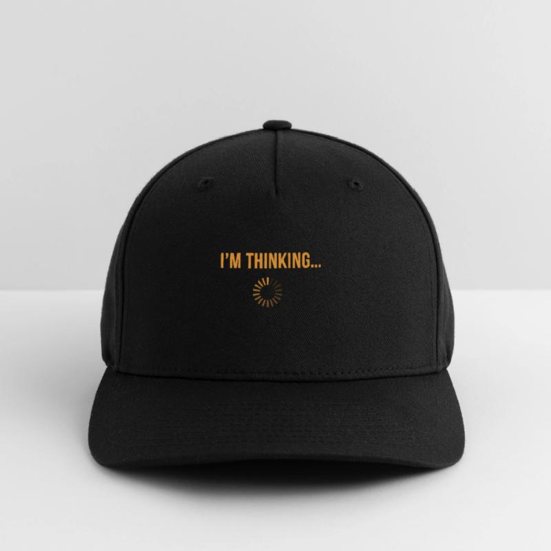 I'm thinking please wait funny nerd loading brain Flexfit Cap