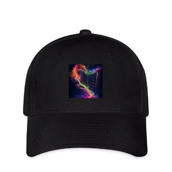 Harpe - Casquette Flexfit - noir - Devant