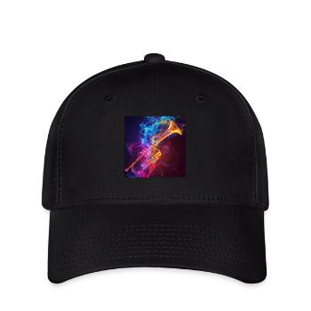 Trompete - Flexfit Cap - Schwarz - Vorne