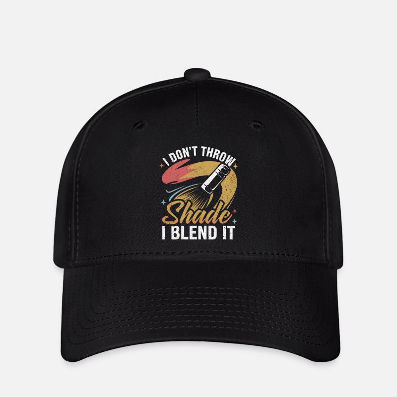 Creative makeup design for beauty lovers - Flexfit Cap - black
