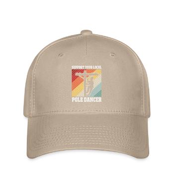 Pole Dance - Flexfit Cap - khaki - Front