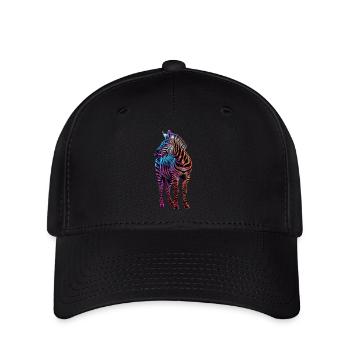 Zebra - Flexfit Cap - Schwarz - Vorne