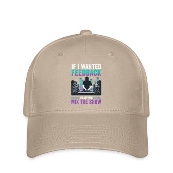 If I Wanted Feedback Sound Engineer - Flexfit Cap - khaki - Front