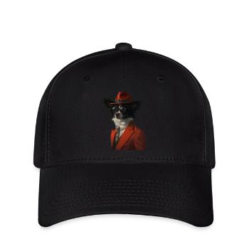 Schmetterling - Flexfit Cap - Schwarz - Vorne