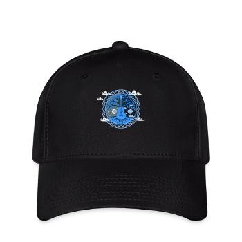 Yggdrasil Musicien de la nature Arbre de vie - Casquette Flexfit - noir - Devant