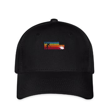 Bowling Retro Style for Bowling Lovers - Flexfit Cap - black - Front
