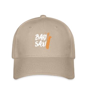 Saxophones Pun Bari Saxi - Casquette Flexfit - kaki - Devant
