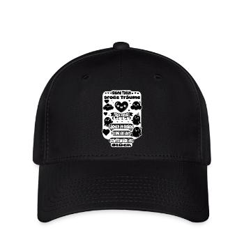 Small deeds, big dreams – motivational design - Flexfit Cap - black - Front