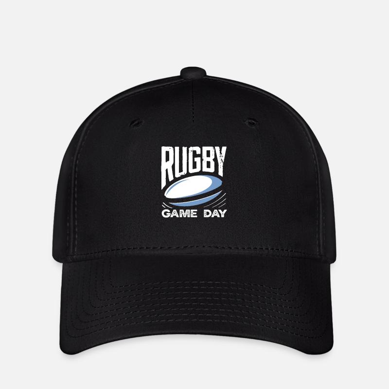 Rugbyspiller Kampdag Lidenskab - Flexfit Cap - sort