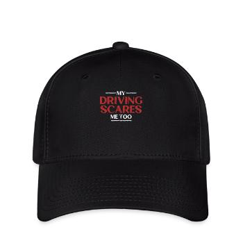 Conduire aussi me choque Citation humoristique - Casquette Flexfit - noir - Devant