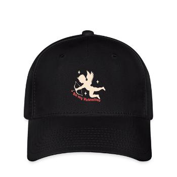 Be My Valentine Cupidon la Saint-Valentin - Casquette Flexfit - noir - Devant