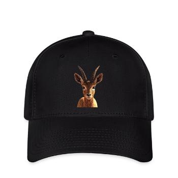 Antilope, Koudou, Gazelle, Afrique, Serengeti, Antilope - Casquette Flexfit - noir - Devant