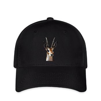 Antilope, Koudou, Gazelle, Afrique, Serengeti, Antilope - Casquette Flexfit - noir - Devant