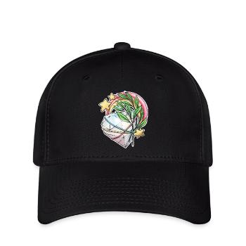 Un cœur de cristal - Casquette Flexfit - noir - Devant